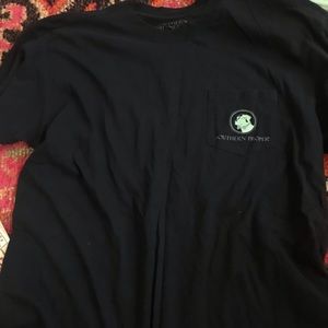 navy blue southern proper tee